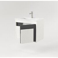  Дабер Тумба под умывальник 016 60 Т16.6.0.20 (белый древесный/серый) - Превью изображения №3 — Интернет-магазин Time-Shop