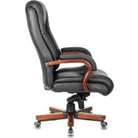 Офисное кресло Бюрократ T-9925WALNUT (черный) - Превью изображения №3 — Интернет-магазин Time-Shop