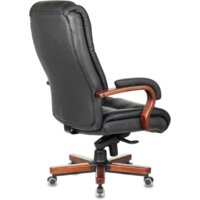 Офисное кресло Бюрократ T-9925WALNUT (черный) - Превью изображения №4 — Интернет-магазин Time-Shop