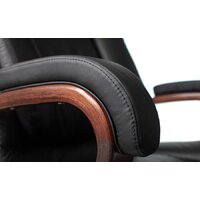 Офисное кресло Бюрократ T-9925WALNUT (черный) - Превью изображения №5 — Интернет-магазин Time-Shop