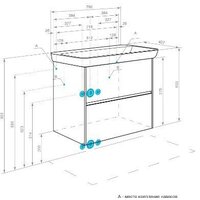  Акватон Тумба под умывальник Сканди 80 1A283001SDB20 - Превью изображения №10 — Интернет-магазин Time-Shop