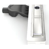 Трап/канал Berges Wasserhaus B1 Keramik 900 (матовый хром) - Превью изображения №3 — Интернет-магазин Time-Shop