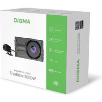 Видеорегистратор для авто Digma FreeDrive 300DW FD300DW (черный) - Превью изображения №12 — Интернет-магазин Time-Shop