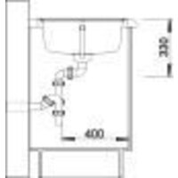 Кухонная мойка Blanco Zia 45 SL 527201 (мягкий белый) - Превью изображения №6 — Интернет-магазин Time-Shop