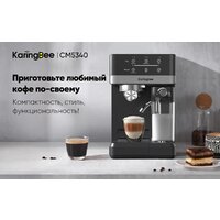 Рожковая кофеварка KaringBee CM5340 - Превью изображения №2 — Интернет-магазин Time-Shop