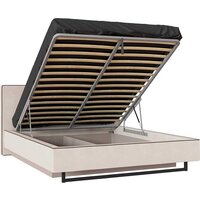 Кровать Ангстрем Милагро спальня с ПМ Малага-811.26 (М) (Simple 29/кашемир серый/оМ02) - Превью изображения №2 — Интернет-магазин Time-Shop