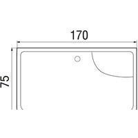 Ванна Wemor 170/75/55 S - Превью изображения №7 — Интернет-магазин Time-Shop