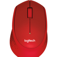 Logitech M330 Silent Plus (красный)