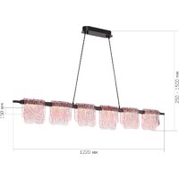 Подвесная люстра ST Luce SL6021.403.36 - Превью изображения №5 — Интернет-магазин Time-Shop