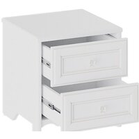 Тумба Трия Франческа ТД 312.03.01 с 2 ящиками (дуб седан) - Превью изображения №2 — Интернет-магазин Time-Shop