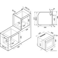 Электрический духовой шкаф Krona Essenza 60 WH G2 - Превью изображения №15 — Интернет-магазин Time-Shop