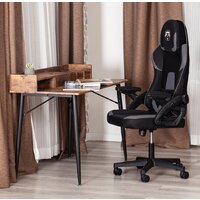 Игровое (геймерское) кресло TetChair iBear (ткань черный/серый) - Превью изображения №35 — Интернет-магазин Time-Shop
