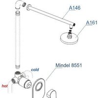 Комплект смесителей Wasserkraft A85146 - Превью изображения №3 — Интернет-магазин Time-Shop