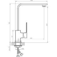 Смеситель Lauter Ray 21СК7573C - Превью изображения №2 — Интернет-магазин Time-Shop