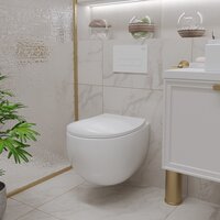 Унитаз подвесной Roxen EGG 530170-01 Rimless Soft Close NC - Превью изображения №4 — Интернет-магазин Time-Shop