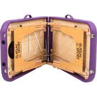 Массажный стол Atlas Sport складной 2-с деревянный 70 см (фиолетовый) - Превью изображения №9 — Интернет-магазин Time-Shop