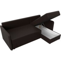 Угловой диван Лига диванов Слим правый (экокожа коричневый) - Превью изображения №9 — Интернет-магазин Time-Shop