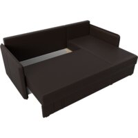 Угловой диван Лига диванов Слим правый (экокожа коричневый) - Превью изображения №8 — Интернет-магазин Time-Shop