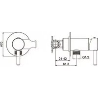 Гигиенический душ Grocenberg GB001 (золото глянец) - Превью изображения №4 — Интернет-магазин Time-Shop