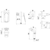 Гигиенический душ Lemark Bronx LM3719BL - Превью изображения №2 — Интернет-магазин Time-Shop