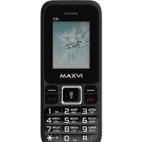 Кнопочный телефон Maxvi C3n (черный) - Превью изображения №2 — Интернет-магазин Time-Shop