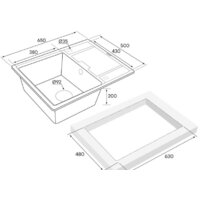 Кухонная мойка Paulmark Weimar PM216550-BLM - Превью изображения №3 — Интернет-магазин Time-Shop