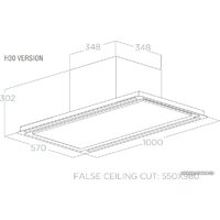 Кухонная вытяжка Elica Hilight-X H30 IX/A/100 PRF0163520 - Превью изображения №4 — Интернет-магазин Time-Shop