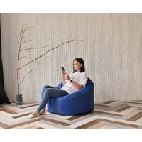 Кресло-мешок Mio Tesoro Poparada XXL PO-60x80-SI (синий) - Превью изображения №9 — Интернет-магазин Time-Shop