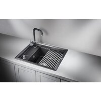 Кухонная мойка Granula KS-6004 (шварц) - Превью изображения №2 — Интернет-магазин Time-Shop