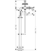 Смеситель Axor Montreux 16547000 (хром) - Превью изображения №2 — Интернет-магазин Time-Shop