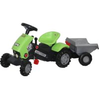 Полесье Каталка-трактор с педалями Turbo-2 с полуприцепом [52742]