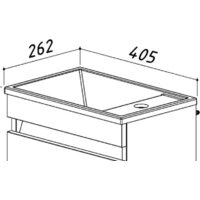 Умывальник Belux Чикаго 400 - Превью изображения №4 — Интернет-магазин Time-Shop
