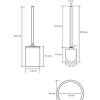 Ершик для унитаза Bemeta White 104913094 - Превью изображения №2 — Интернет-магазин Time-Shop
