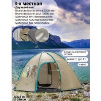 Кемпинговая палатка Coyote Vaal (бежевый) - Превью изображения №10 — Интернет-магазин Time-Shop