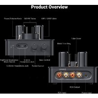 Настольный усилитель Fosi Audio GR70 (черный) - Превью изображения №2 — Интернет-магазин Time-Shop