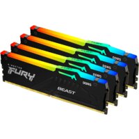 Kingston FURY Beast RGB 4x16ГБ DDR5 5600 МГц KF556C40BBAK4-64