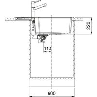 Кухонная мойка Franke Urban UBG 611-78 XL 114.0741.209 (оникс) - Превью изображения №4 — Интернет-магазин Time-Shop