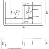Кухонная мойка Quadron HB8224U7-BS_P2O - Превью изображения №6 — Интернет-магазин Time-Shop