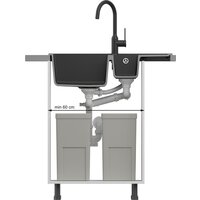 Кухонная мойка Quadron HB8224U7-BS_P2O - Превью изображения №5 — Интернет-магазин Time-Shop