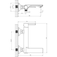 Смеситель Lauter Velvet 21СК6696С - Превью изображения №3 — Интернет-магазин Time-Shop