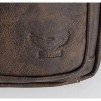 Городской рюкзак Poshete 253-2201-30-BRW (коричневый) - Превью изображения №2 — Интернет-магазин Time-Shop