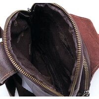 Городской рюкзак Poshete 253-2201-30-BRW (коричневый) - Превью изображения №4 — Интернет-магазин Time-Shop