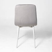 Стул Алвест AV 406-N (светло-серый бархат H-09/белый) - Превью изображения №6 — Интернет-магазин Time-Shop