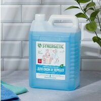 Средство для стекла и зеркал Synergetic Биоразлагаемое. Океанский бриз 5 л - Превью изображения №5 — Интернет-магазин Time-Shop