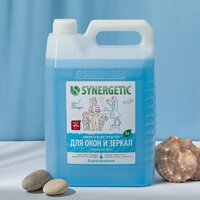 Средство для стекла и зеркал Synergetic Биоразлагаемое. Океанский бриз 5 л - Превью изображения №3 — Интернет-магазин Time-Shop