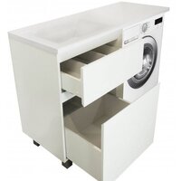  Эстет Тумба Dallas Luxe ФР-00001918 с умывальником Dallas 120 (левая) - Превью изображения №4 — Интернет-магазин Time-Shop