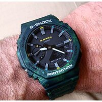 Наручные часы Casio G-Shock GA-2100FR-3A - Превью изображения №5 — Интернет-магазин Time-Shop