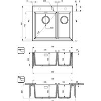 Кухонная мойка Deante ZQE G503 - Превью изображения №2 — Интернет-магазин Time-Shop