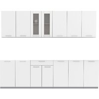 Интерлиния Мила 26 без столешницы (белый платинум)