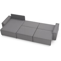 Угловой диван Mio Tesoro Дюссельдорф 293 1.5ек-1.5ек-1.5пф (1174 Savanna Plus Ash) - Превью изображения №7 — Интернет-магазин Time-Shop